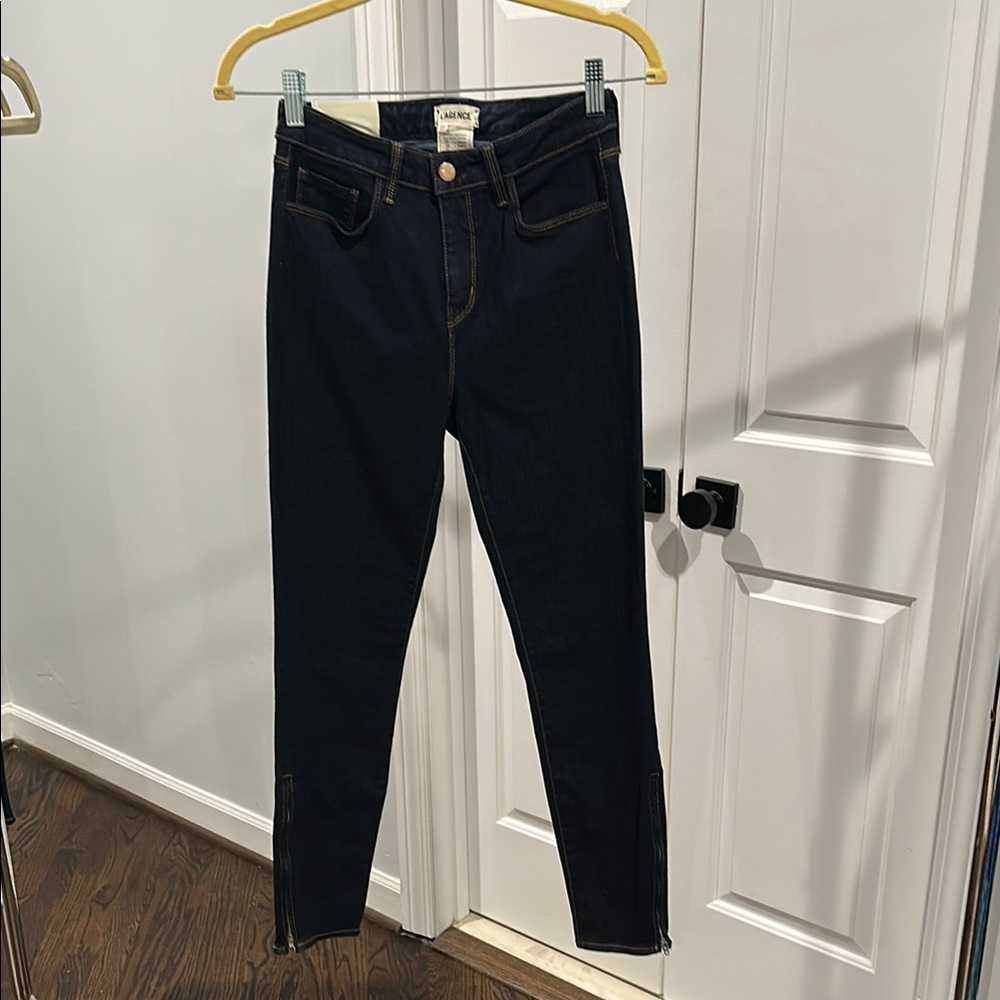 L'AGENCE Black Skinny Jeans Full-Length Fit